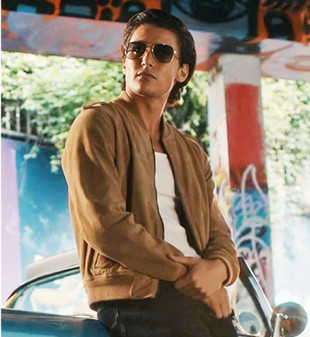 Liam Woodrum Geek Girl 2024 Suede Jacket