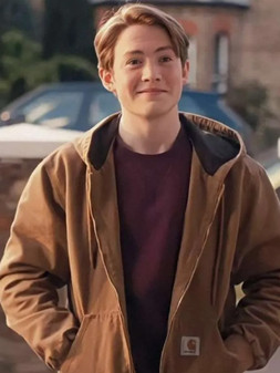 Nick Nelson Heartstopper Brown Jacket