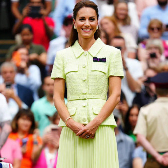 Catherine Middleton Wimbledon 2023 Green Jacket Catherine Middleton Wimbledon 2023 Green Jacket