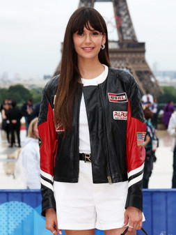 Nina Dobrev Paris Olympics 2024 Jacket