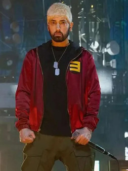 Eminem Houdini 2024 Red Jacket