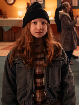 Imogene Herdman The Best Christmas Pageant Ever 2024 Grey Jacket