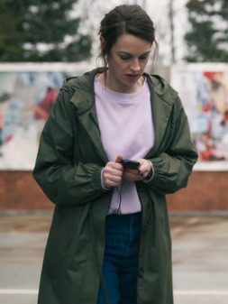 Jessica Raine The Devil’s Hour 2024 Coat