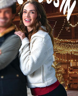 Santas Cousin Natalie White Jacket