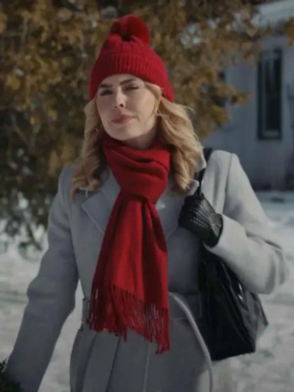 Jess Hilliard Christmas On The Alpaca Farm Trench Coat