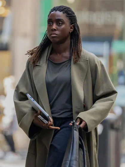 Lashana Lynch The Day Of The Jackal Green Coat