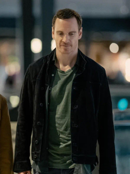 Michael Fassbender The Agency 2024 Black Jacket