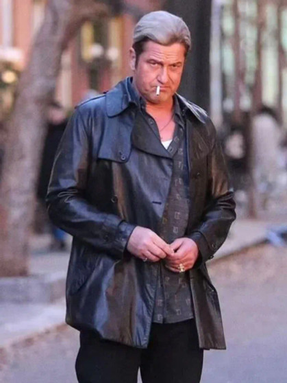 Gerard Butler In the Hand of Dante Leather Jacket
