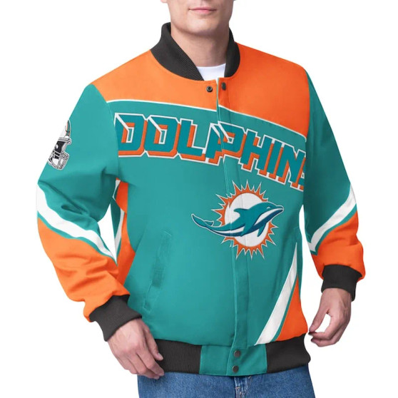 Miami Dolphins Maximum Racing Jacket