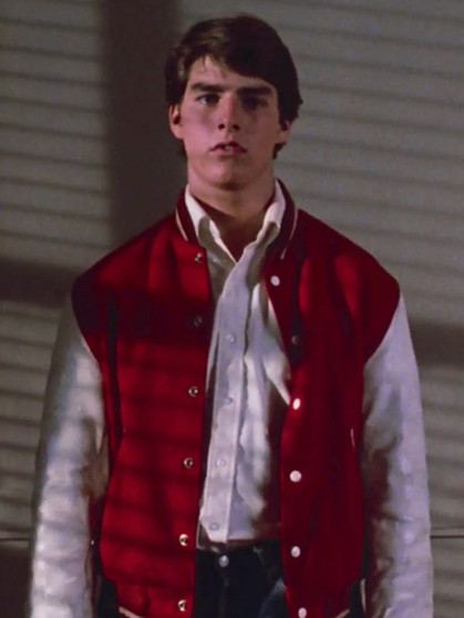 Tom Cruise Risky Business Varsity Jacket