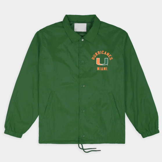 Miami Hurricanes Coaches Jacket