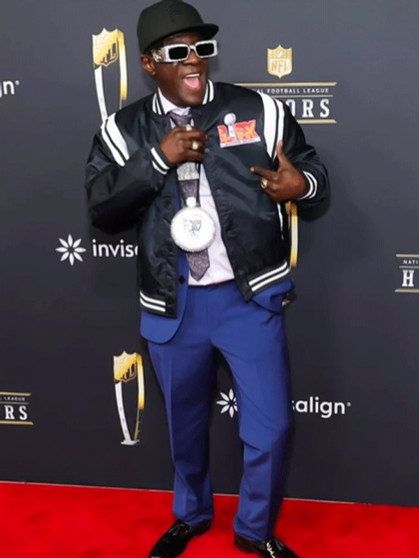 Flavor Flav Super Bowl LIX Varsity Jacket