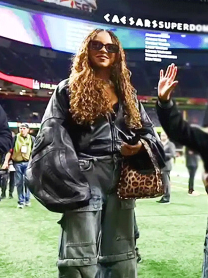 Super Bowl 2025 Beyoncé Leather Jacket