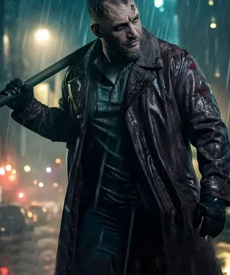 Tom Hardy Havoc 2025 Leather Coat