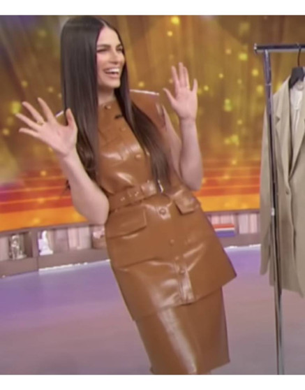 Erica Wark Sherri 2025  Leather Cargo Top