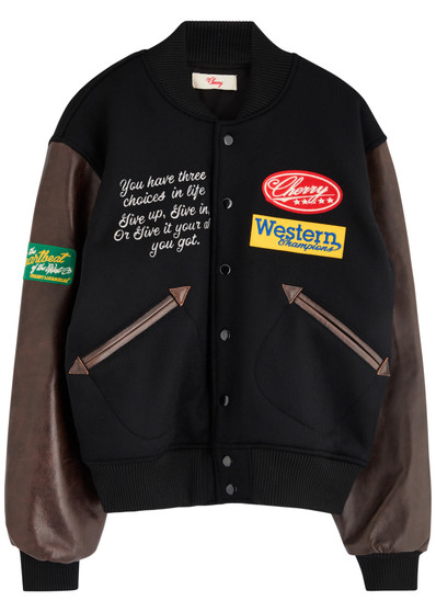 Cherry Los Angeles Western Champion wool-blend varsity jacket