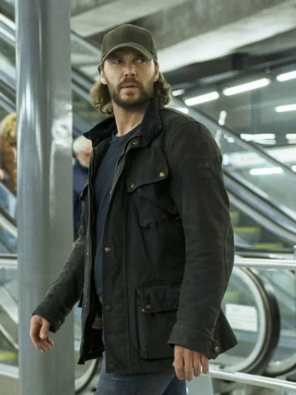 Taylor Kitsch The Terminal List Dark Wolf 2025 Ben Edwards Black Jacket