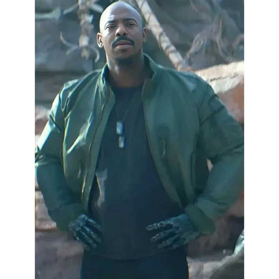Jax Mortal Kombat II 2026 Mehcad Brooks Green Jacket