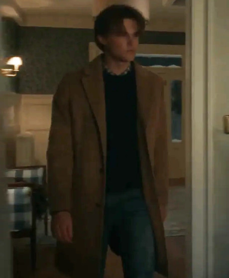 Conrad The Summer I Turned Pretty  Christopher Briney Wool Coat