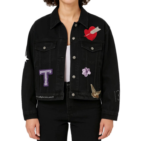 Taylor Swift Speak Now Black Denim Jacket