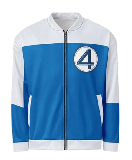 Blue and White The Fantastic Four First Steps Jacket