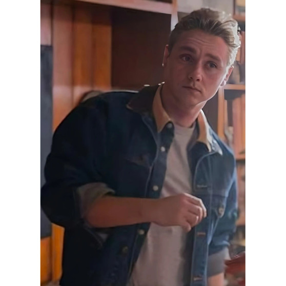 Ben Hardy The Conjuring Last Rites Blue Denim Jacket