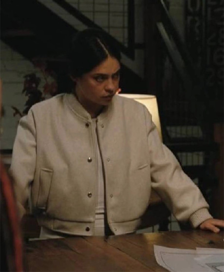 Rosa Salazar Play Dirty 2025 Zen Bomber Jacket