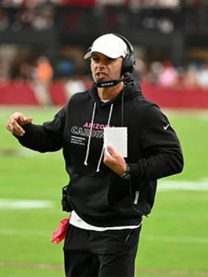 NFL 2025 Tennessee Titans vs Arizona Cardinals Jonathan Gannon Head Coach Hoodie