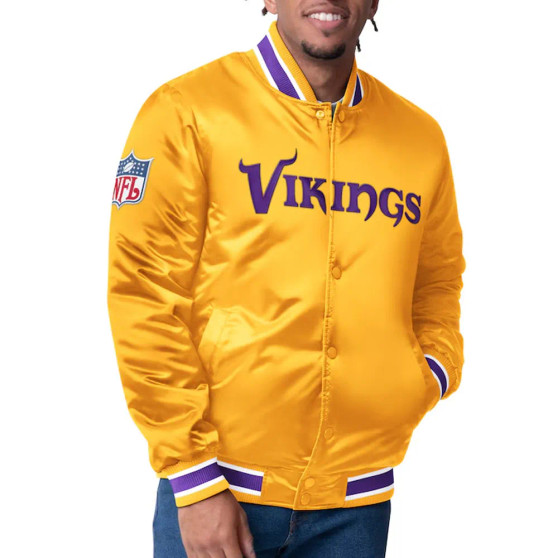 Purple/Gold Minnesota Vikings Starter Jacket