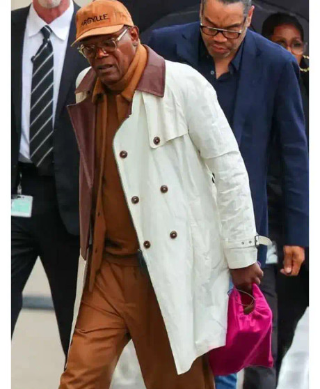 Samuel L. Jackson Los Angeles 2025 Samuel Cotton Coat