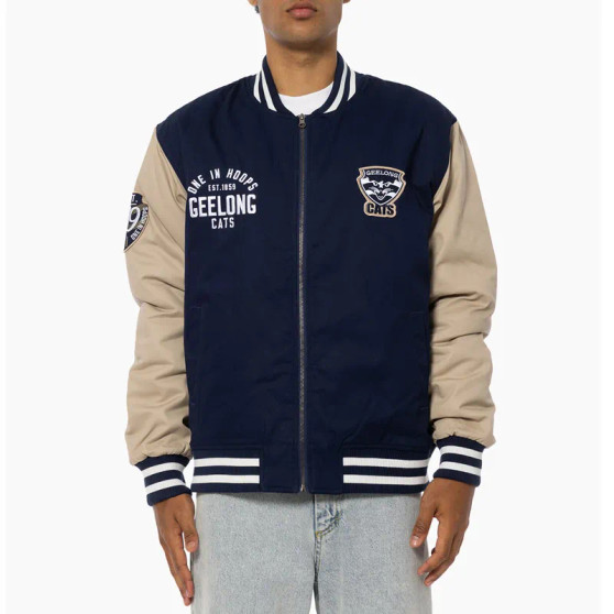 Geelong Cats Lock Up Bomber Jacket For Sale