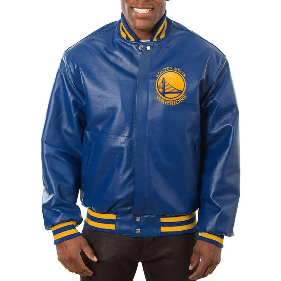 Golden State Warriors Leather Jacket