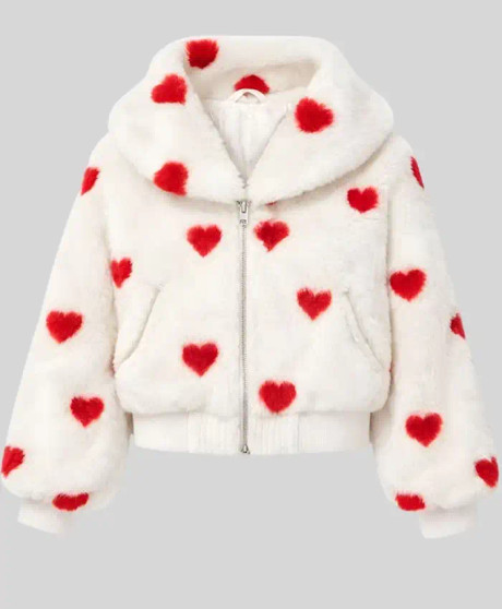 Valentine Heart Fur Jacket