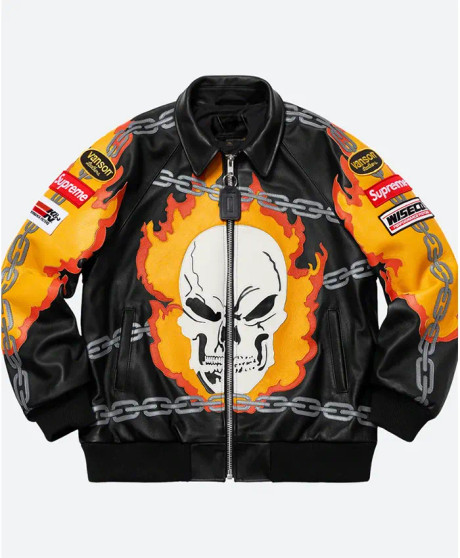 Supreme Vanson X Ghost Rider Jacket