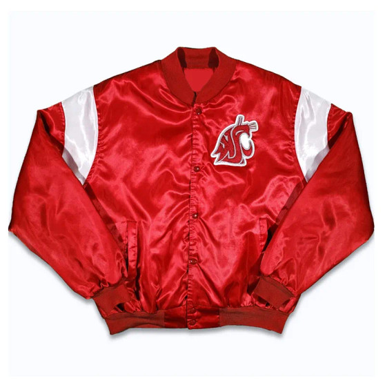 Washington State Cougars 80’s Red Jacket