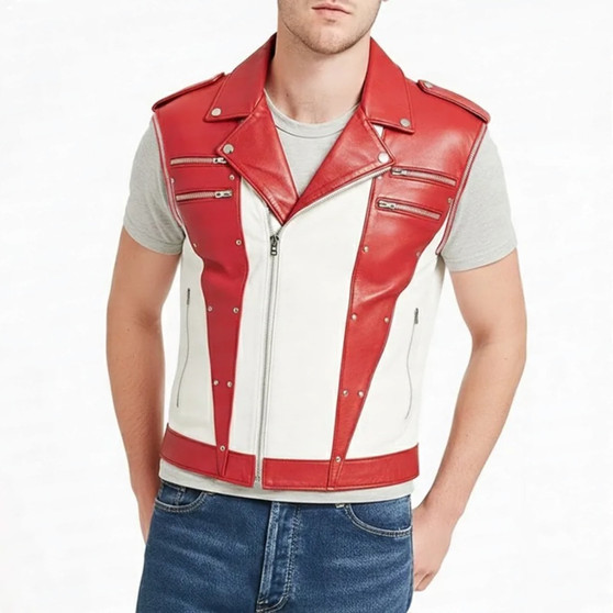 Michael Jackson Leather Vest