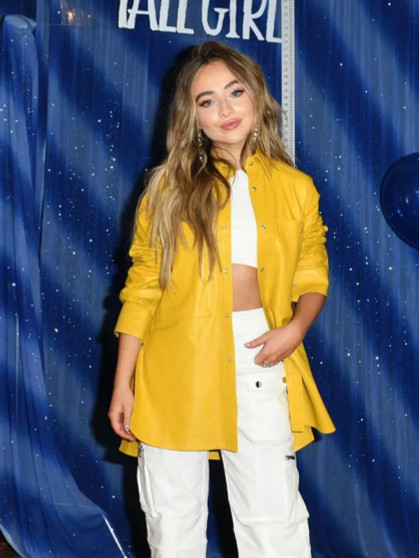 Sabrina Carpenter Tall Girl Leather Jacket