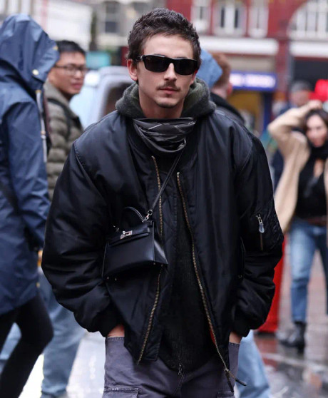 Prince Charles Cinema Timothee Chalamet  Bomber Jacket