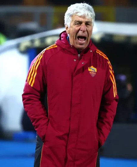 Head Coach Gian Piero Gasperini Red Coat