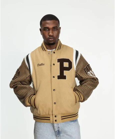 Patta Athletic Houndstooth Varsity Jacket