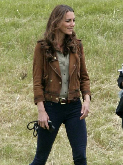Kate Middleton Leather Jacket