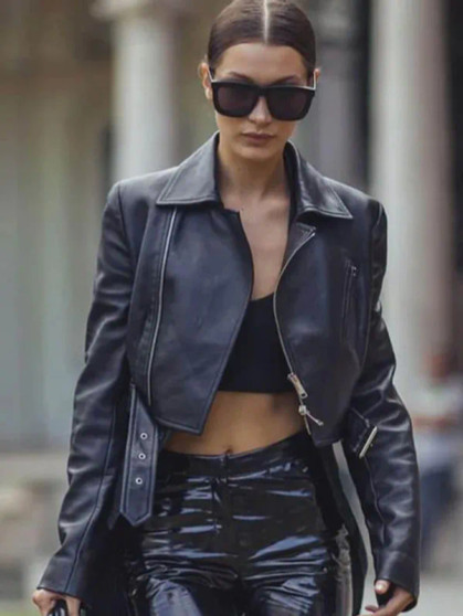 Bella Hadid Biker Jacket