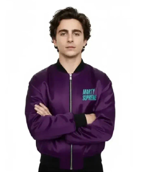Timothee Chalamet Marty Supreme Bomber Jacket