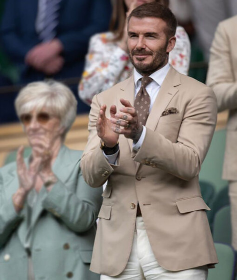 David Beckham Beige Blazer