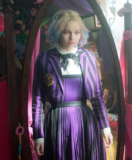 Emma Myers Wednesday S03 Cropped Blazer