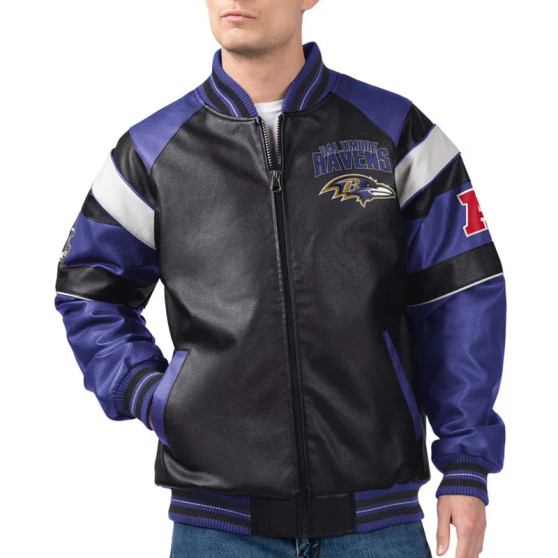 Baltimore Ravens Leather Jacket