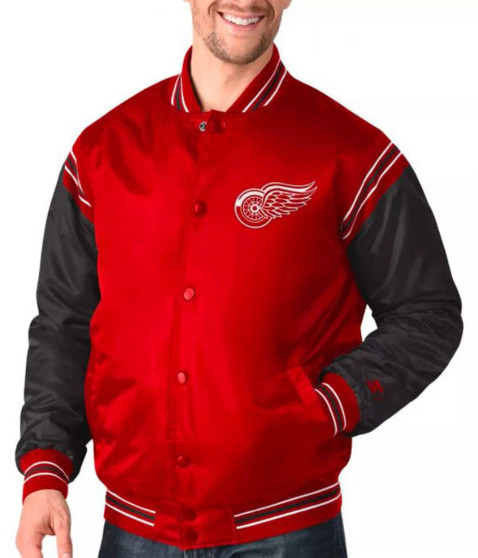 Detroit Red Wings Varsity Jacket