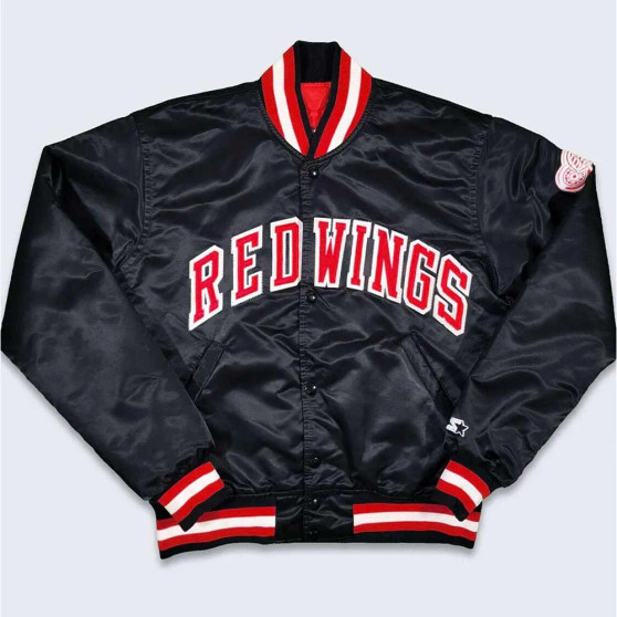 Detroit Red Wings Black Jacket