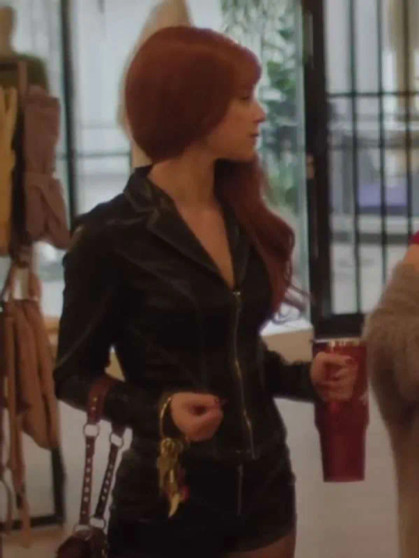 Lili Reinhart Forbidden Fruits 2026 Leather Jacket