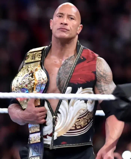 Dwayne Johnson WrestleMania 40 Printed Vest